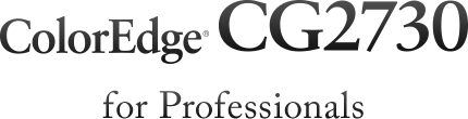 ColorEdge(R) CG2730 for Professionals