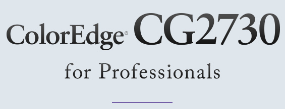 ColorEdge(R) CG2730 for Professionals
