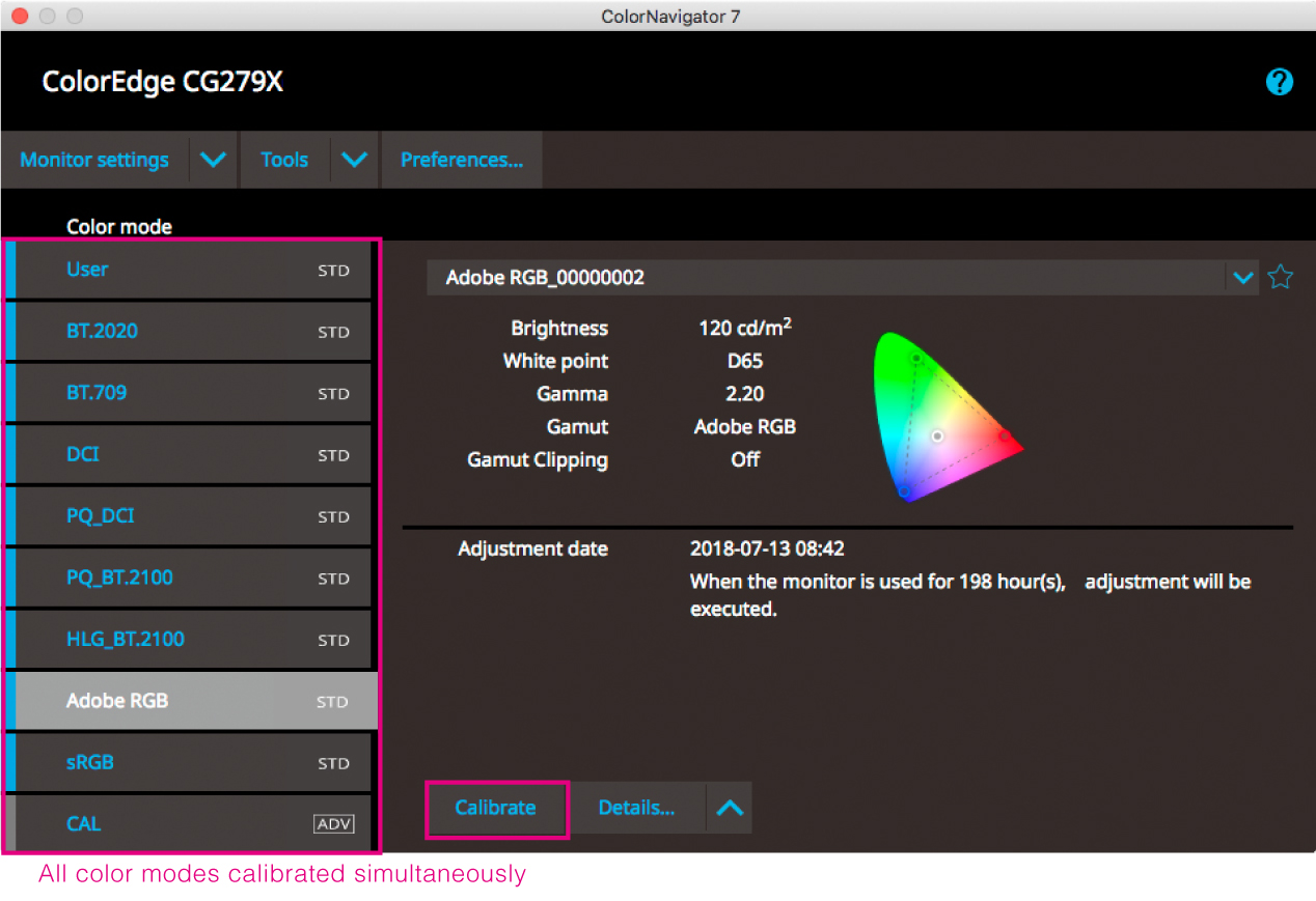 Calibrate All Color Modes at Once